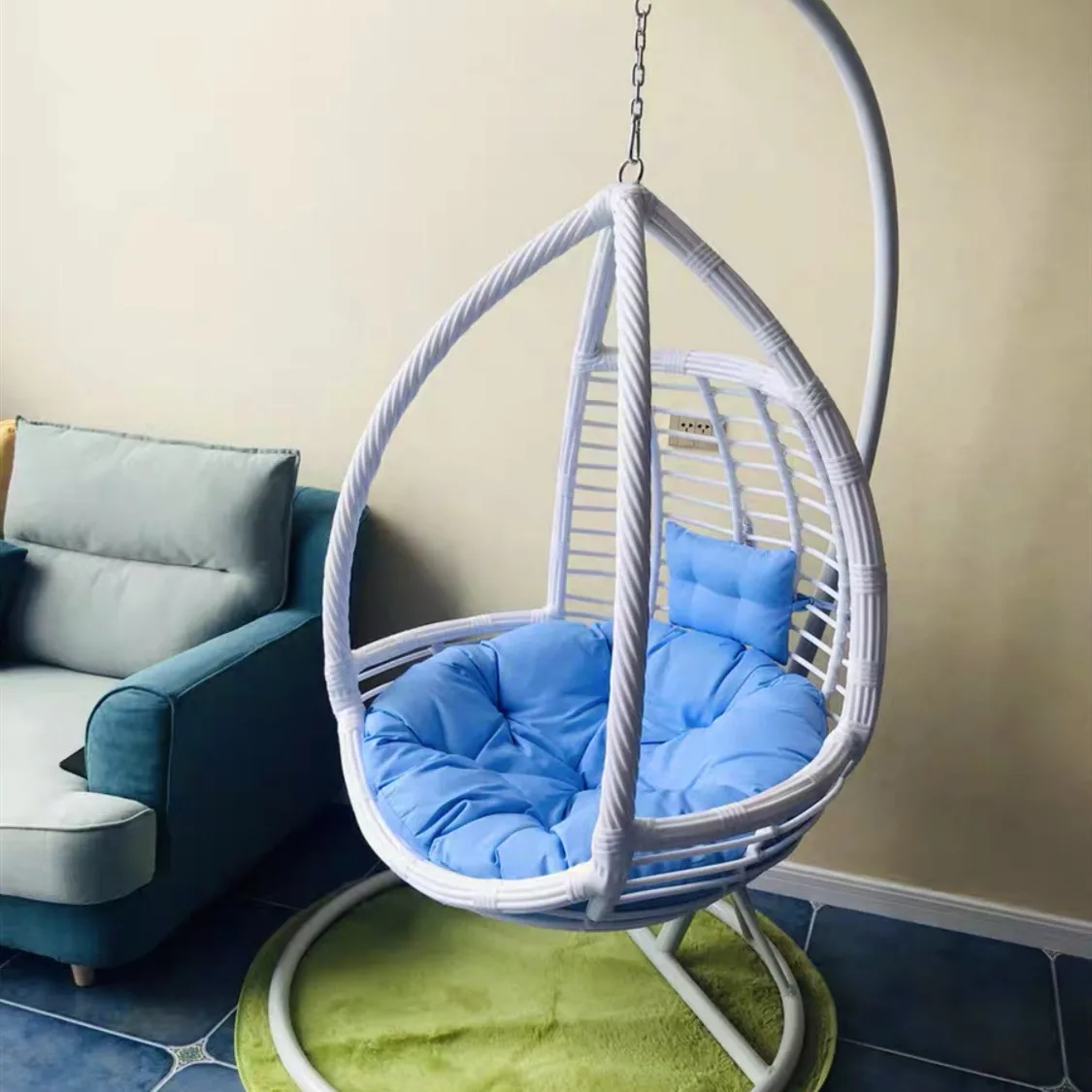 Spider Plant Hanging - Подвесное кресло-корзина из ротанга, домашнее кресло-качалка,